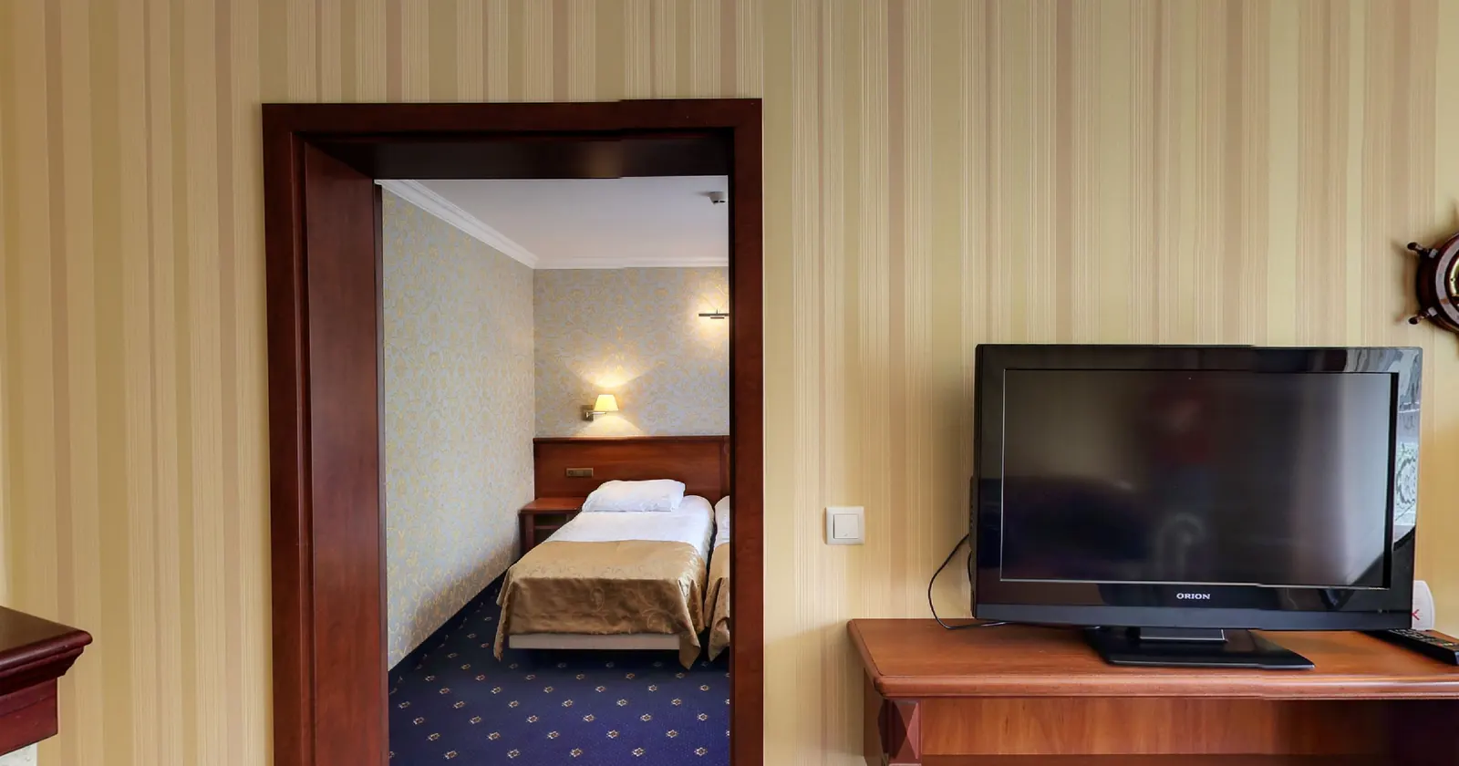 Widok z wirtualnego spaceru: Hotel Albatros, Serwy k/Augustowa