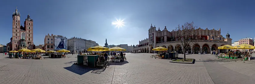 Kraków - rynek - wirtualna wycieczka 360°
