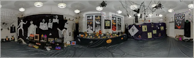 Miejska Biblioteka Publiczna, Halloween 2009, Głogów - wirtualna wycieczka 360°