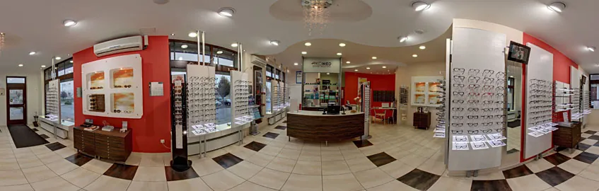 Okomed Optyk i Okulista, Głogów - wirtualna wycieczka 360°