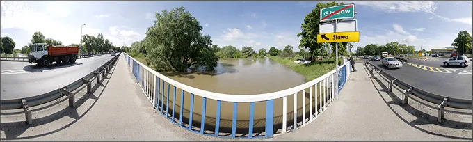 Powódź 2010 - Stara Odra (Most), Głogów - wirtualna wycieczka 360°