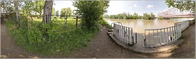 Powódź 2010 - Wodowskaz, Głogów - wirtualna wycieczka 360°