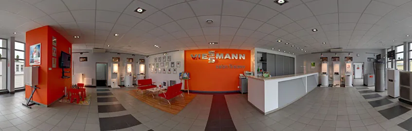 Salon Firmowy Viessmann, Zielona Góra - wirtualna wycieczka 360°