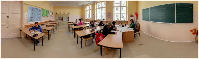 Zespół Szkół Ponadgimnazjalnych nr 5, Łódź - wirtualna wycieczka 360°