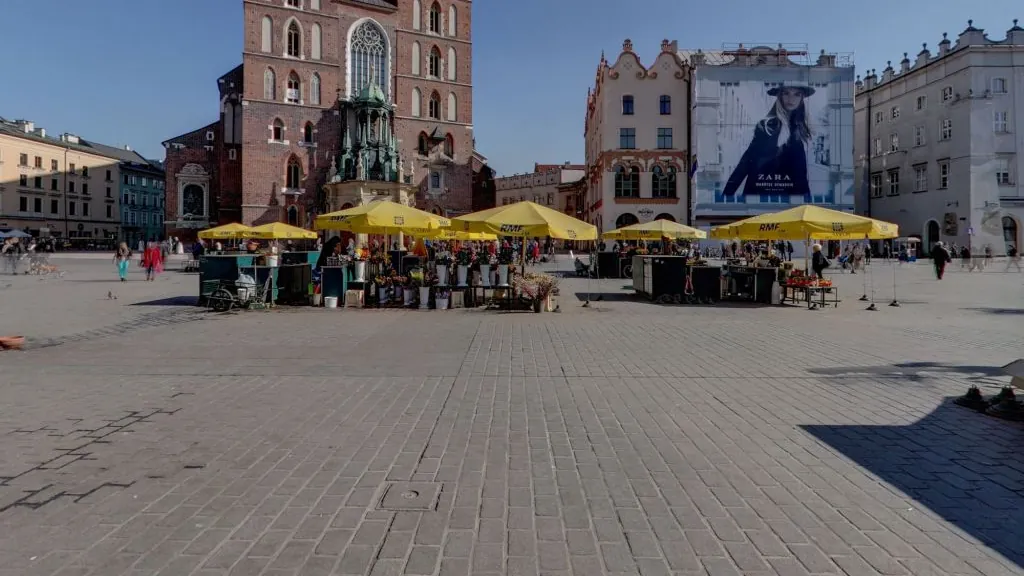 Kraków - rynek - podgląd
